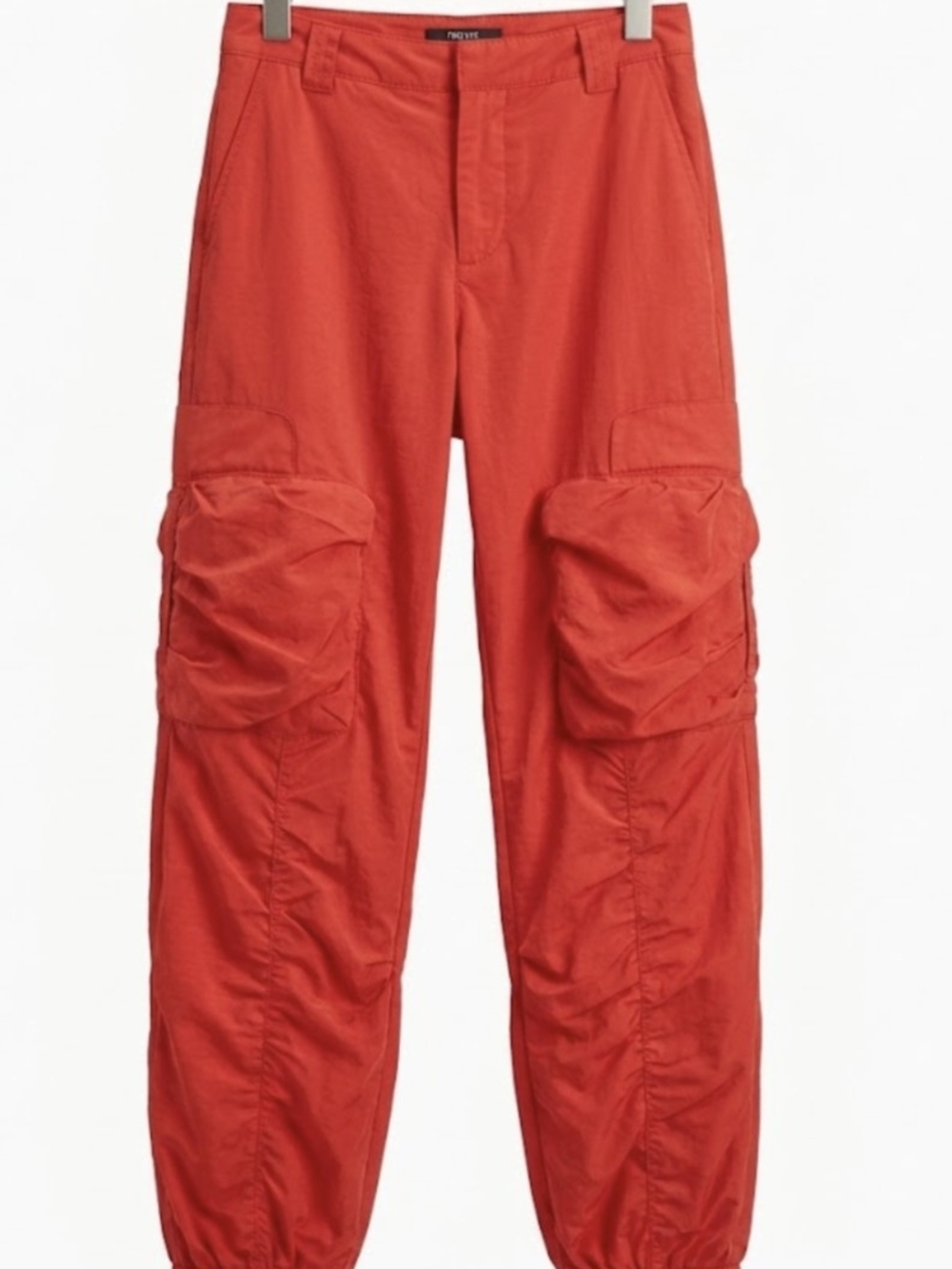 Forever 21 Red Cargo Jogger Pants